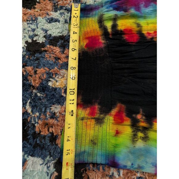 Vibrant Tie-Dye Flared Pants - Picture 6 of 8
